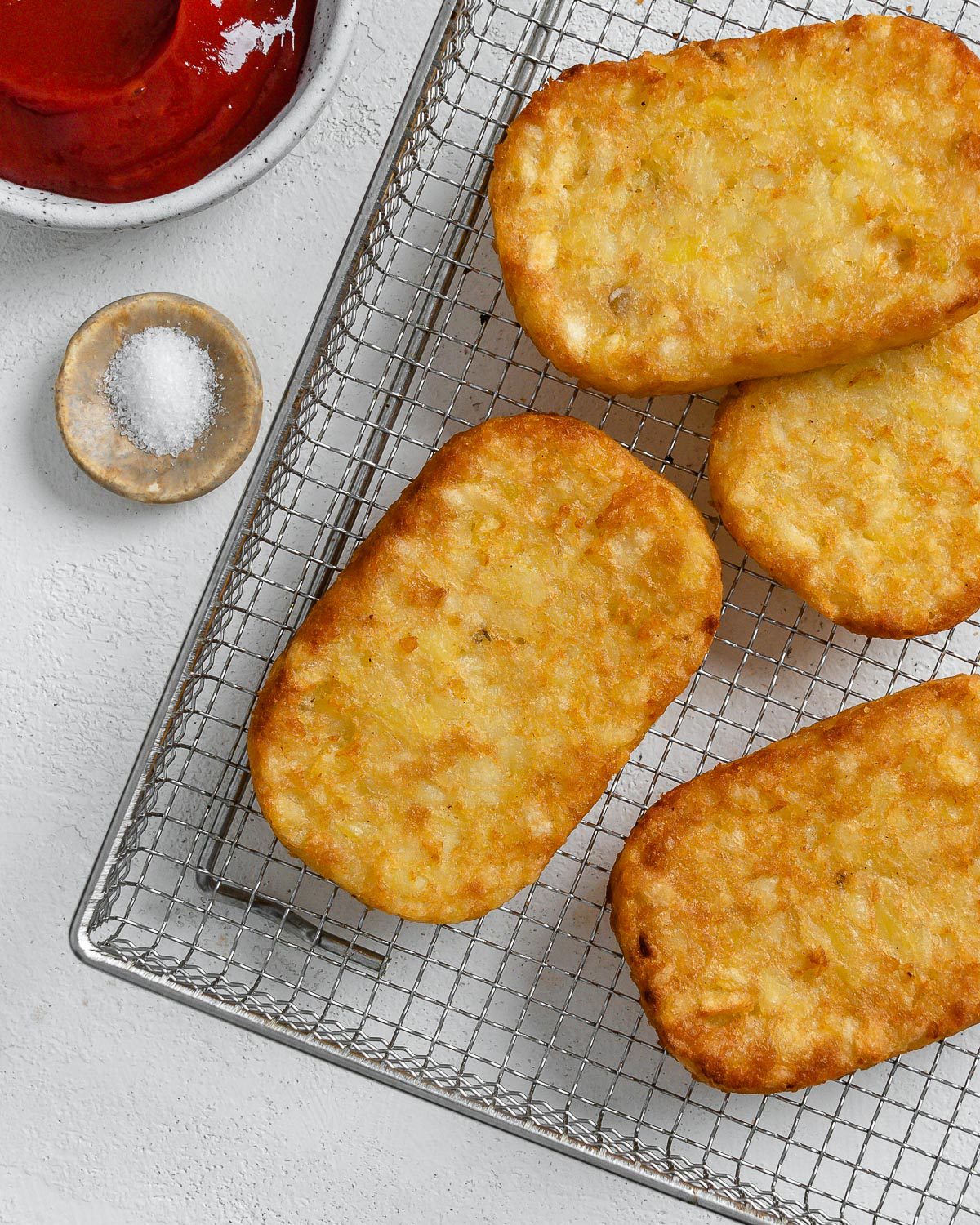 Air Fryer Hash Brown Patties [From Frozen OilFree] Food Sharing Vegan
