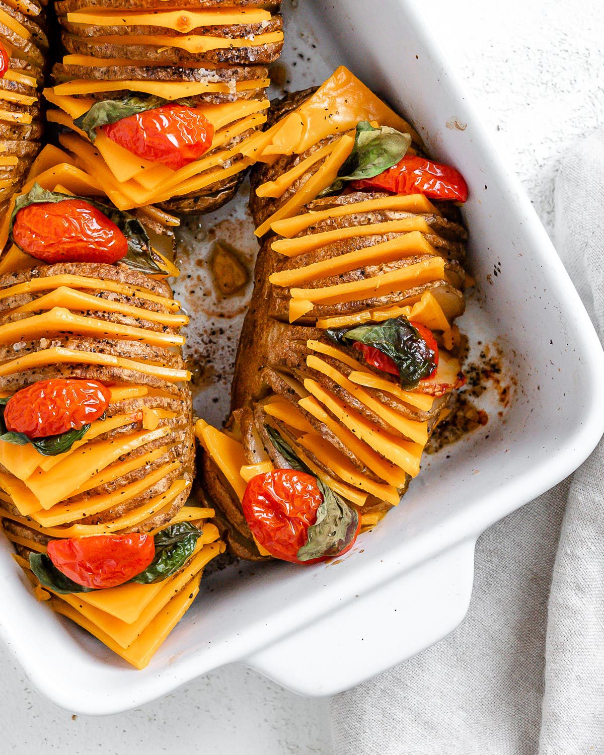 Buffalo Hasselback Potatoes