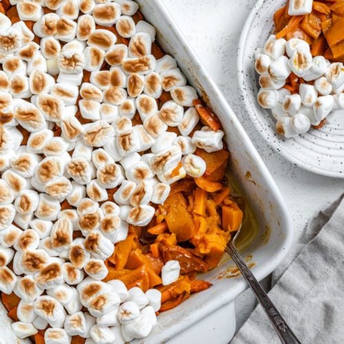 Vegan Candied Yams with Marshmallows Food Sharing Vegan