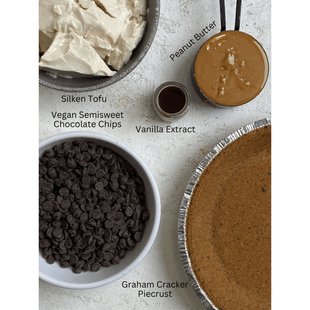Easy Vegan Chocolate Peanut Butter Pie Food Sharing Vegan
