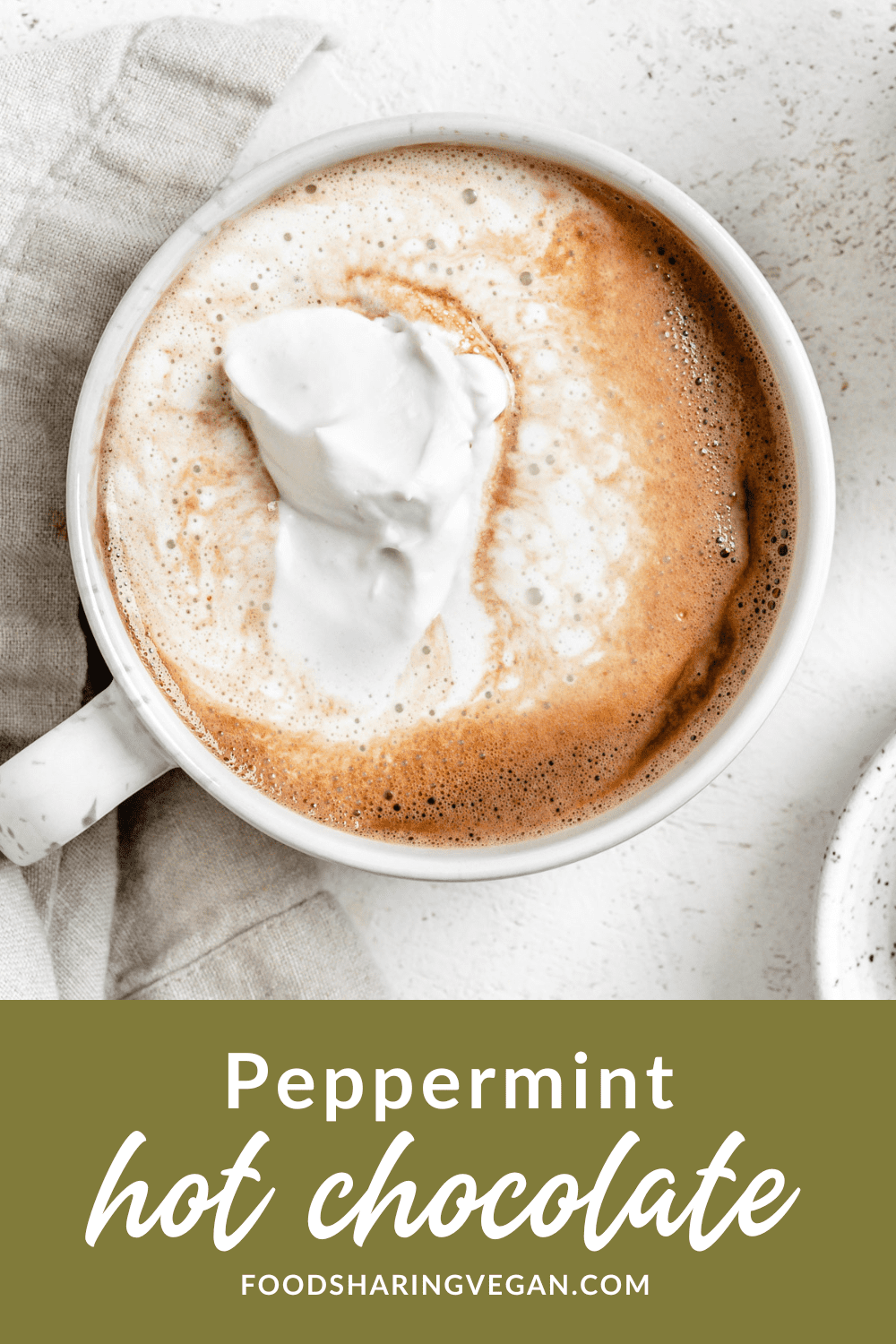 Dairy-Free Peppermint Hot Chocolate [+ Other Flavors] - Food Sharing Vegan