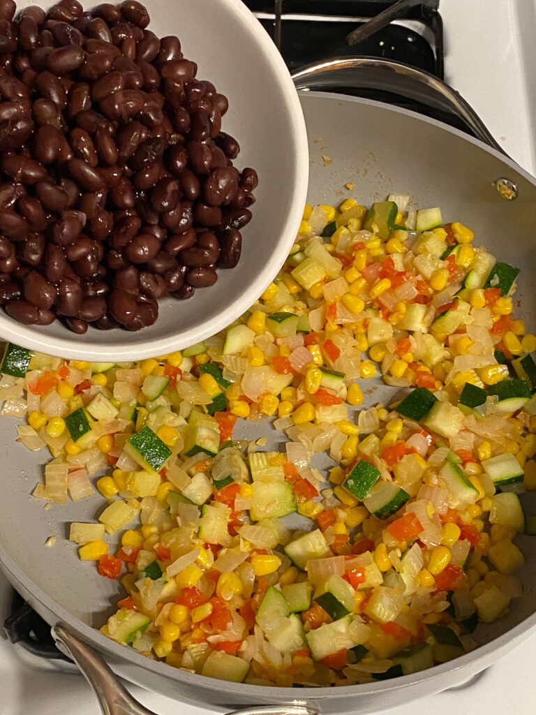 Vegan Black Bean Tacos with Veggies - Food Sharing Vegan