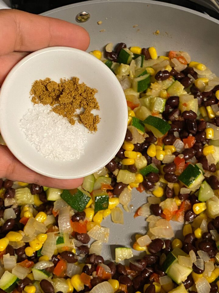 Vegan Black Bean Tacos with Veggies - Food Sharing Vegan
