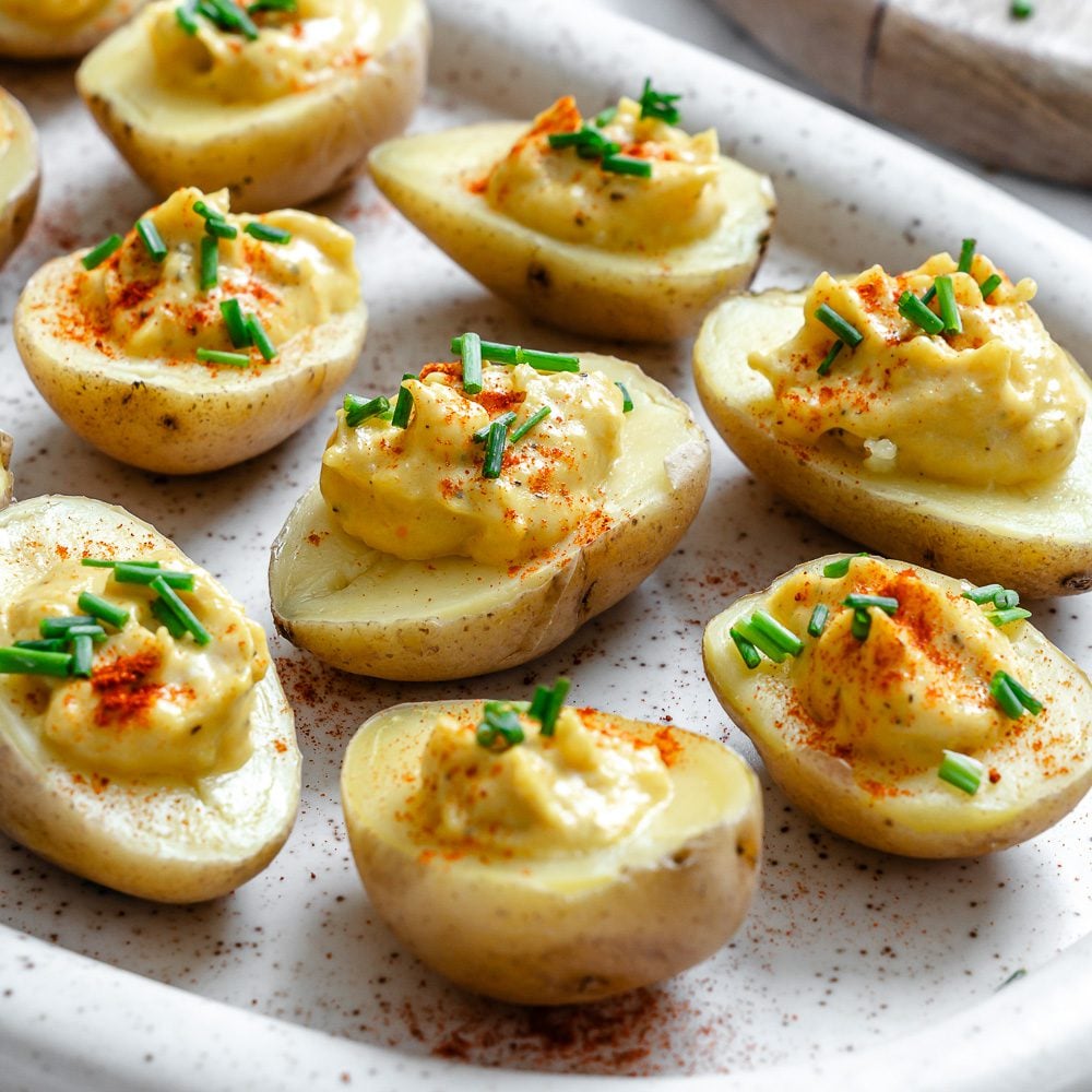 Hot Deviled Potatoes