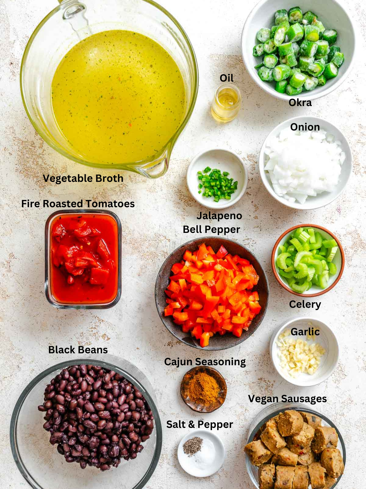Ingredients for Easy Grape Smoothie measured out on a white surface.